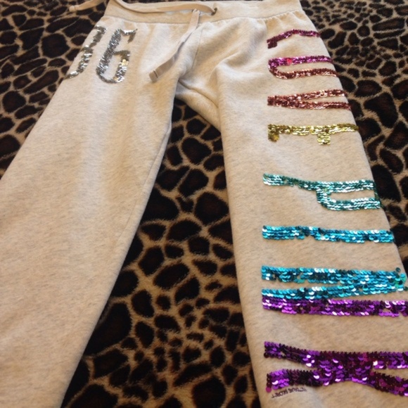 PINK Victoria's Secret Pants - Victoria's Secret rainbow bling pants ***SOLD***